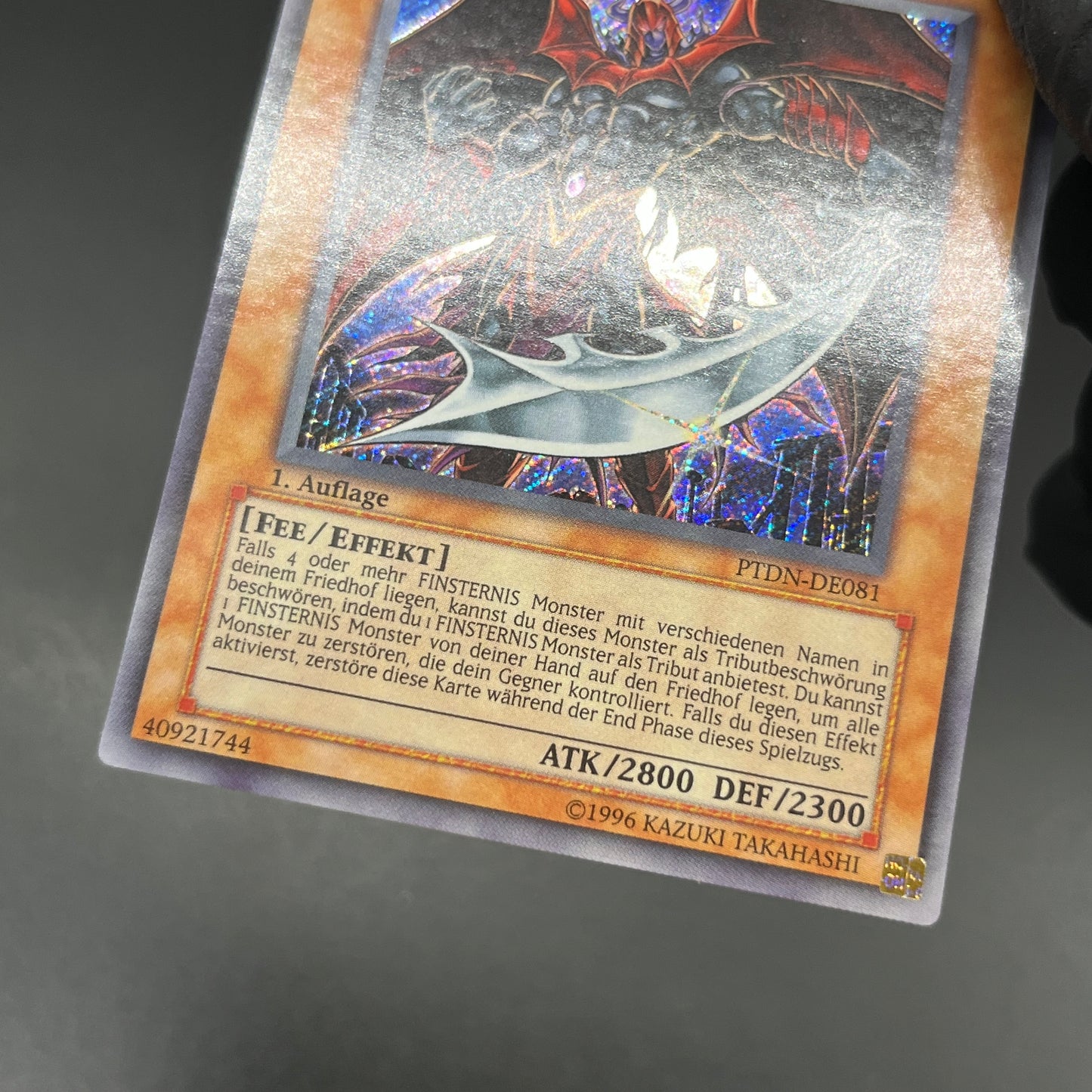 遊戯王　堕天使ゼラート/シークレット/ドイツ/1st/EU版