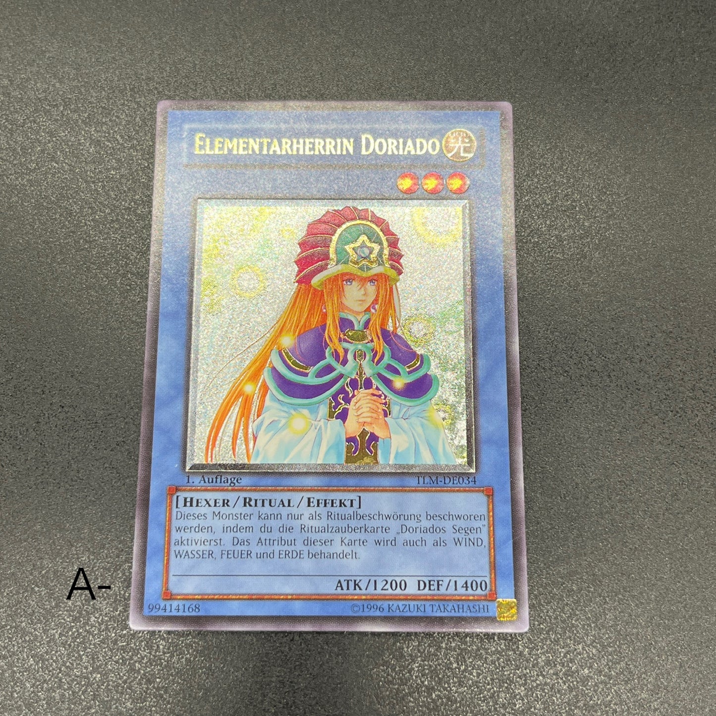 遊戯王　精霊術師ドリアード/レリーフ/ドイツ語/1st/EU版