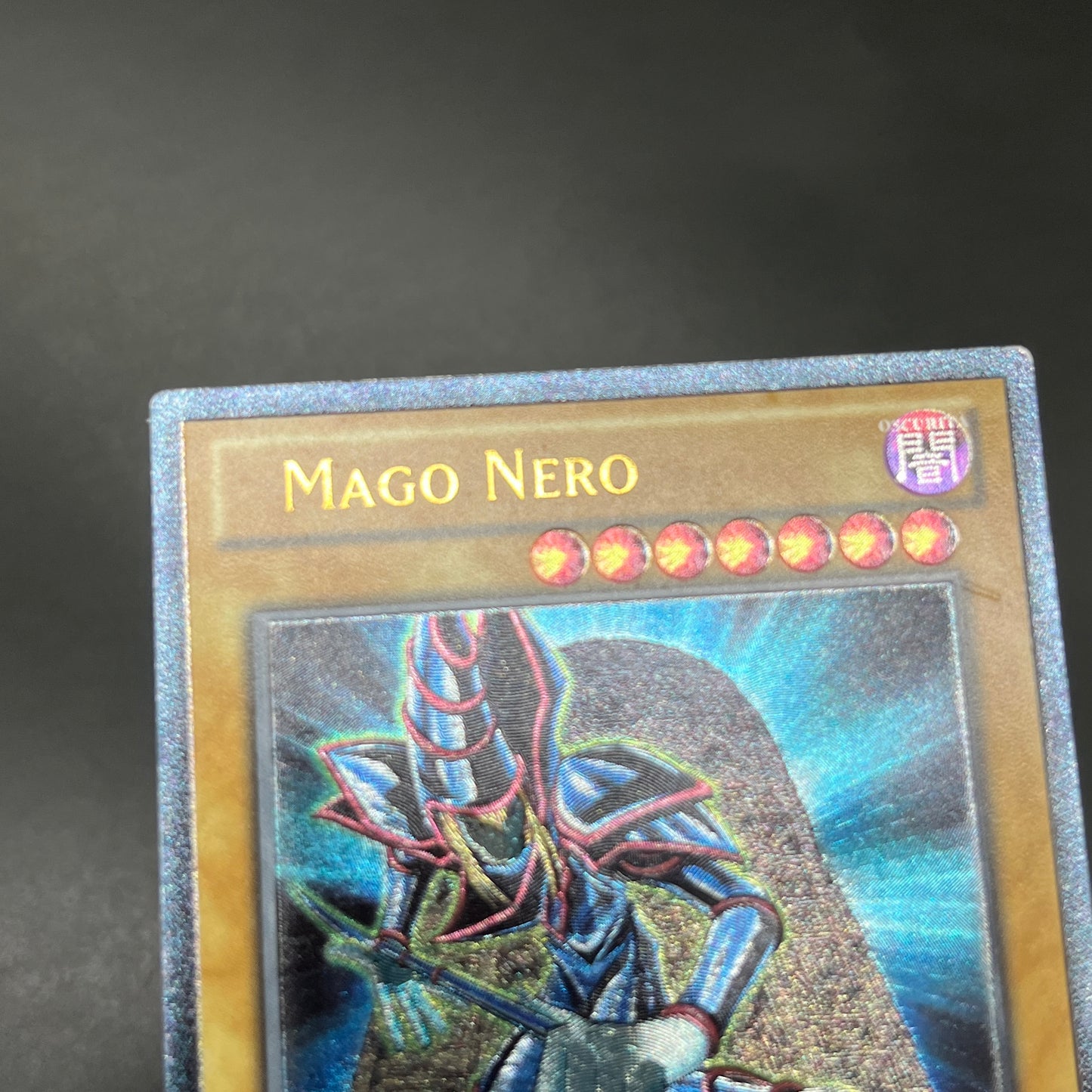 遊戯王　ブラック・マジシャン/レリーフ/イタリア語/1st/EU版