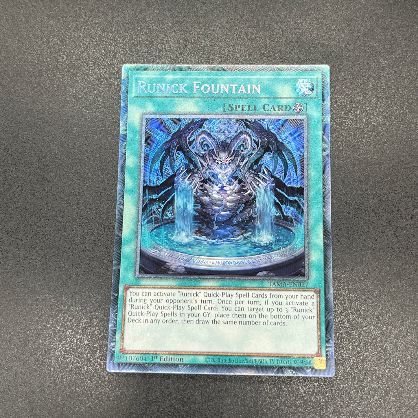 遊戯王　神碑の泉/コレクターズ/英語/1st/EU