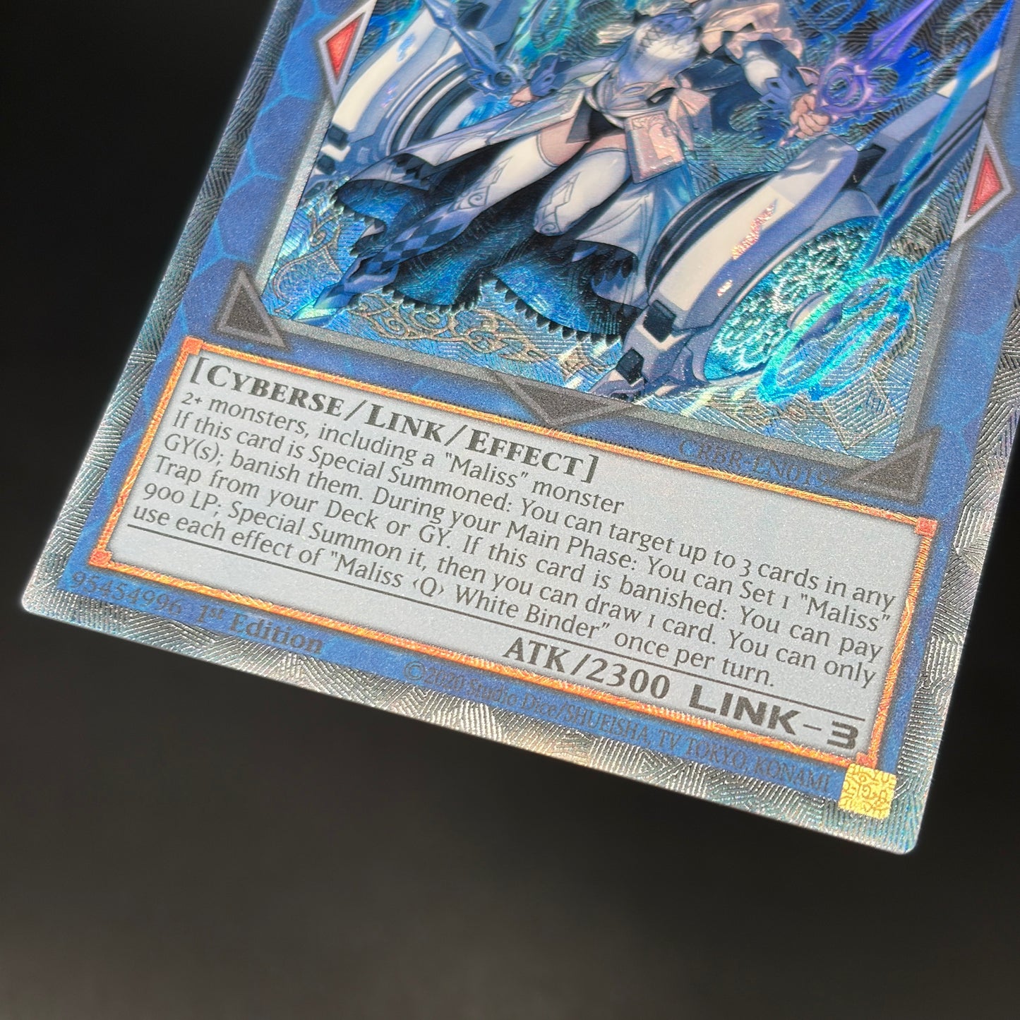 遊戯王　Ｍ∀ＬＩＣＥ＜Ｑ＞ＷＨＩＴＥ ＢＩＮＤＥＲ/コレクターズ/英語/1st/EU