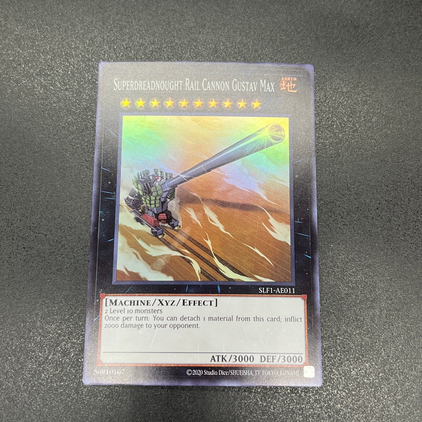 遊戯王　超弩級砲塔列車グスタフ・マックス/スーパー/英語/泰亜版