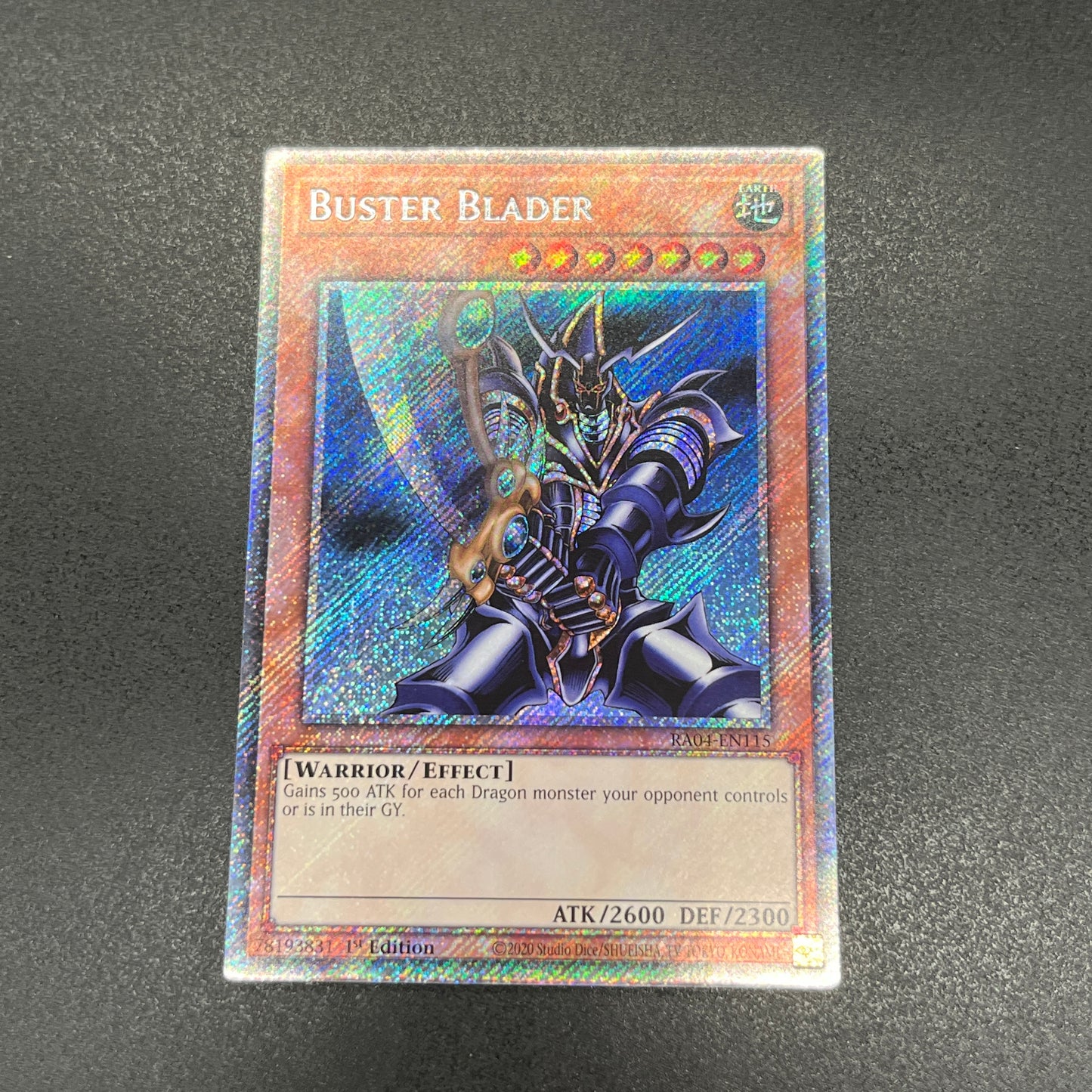 遊戯王　バスター・ブレイダー/プラチナ/英語/1st/EU版