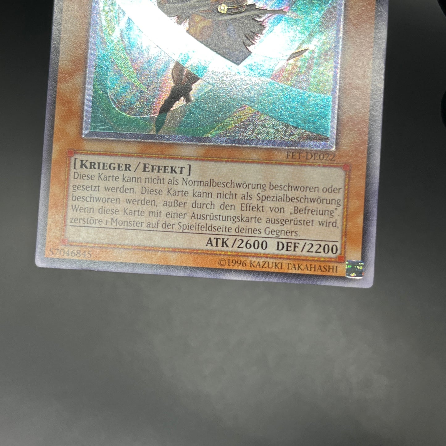 遊戯王　剣聖－ネイキッド・ギア・フリード/レリーフ/ドイツ語/EU版