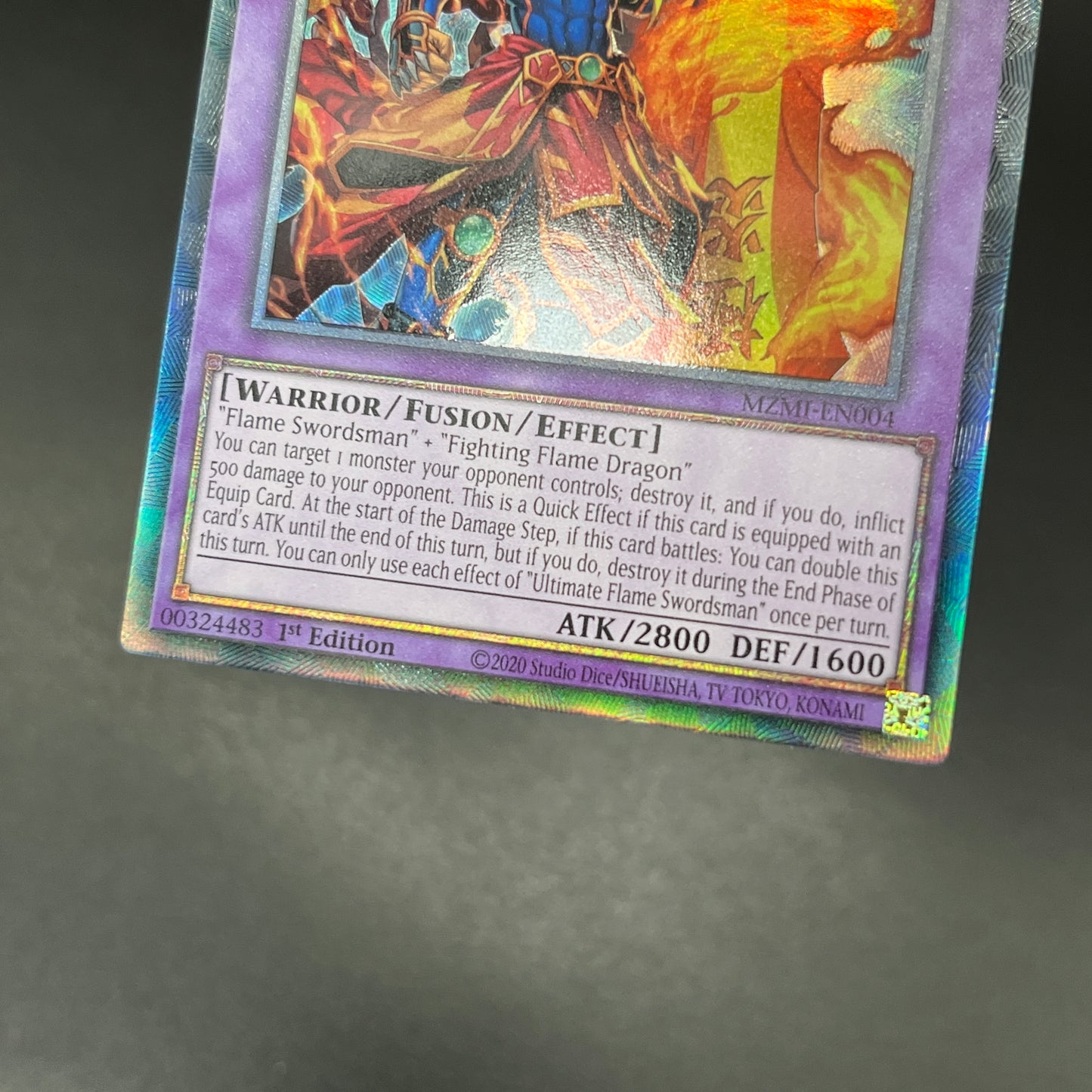 遊戯王　Ultimate Flame Swordsman/コレクターズ/英語/1st/EU版