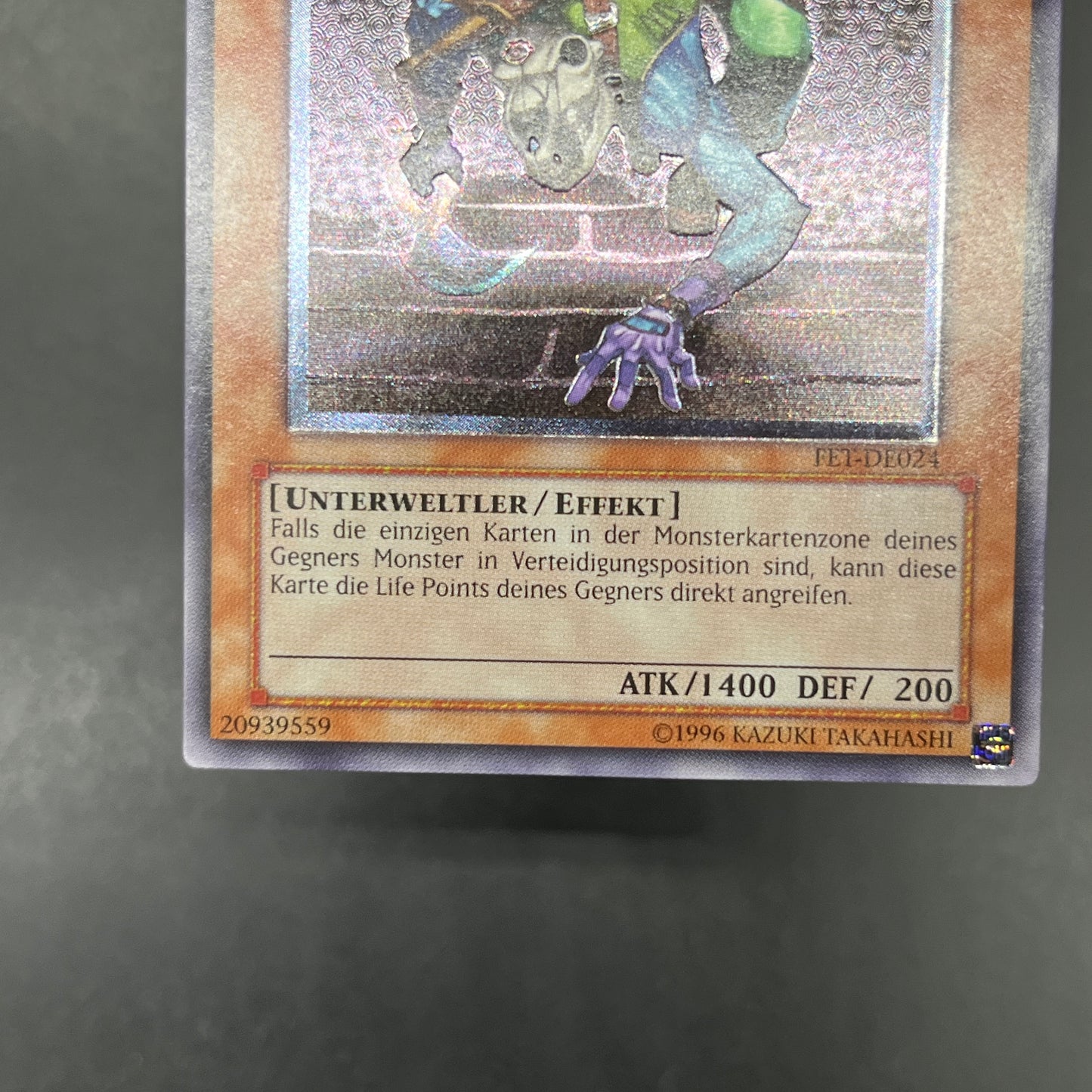 遊戯王　闇の住人 シャドウキラー/レリーフ/ドイツ/EU版