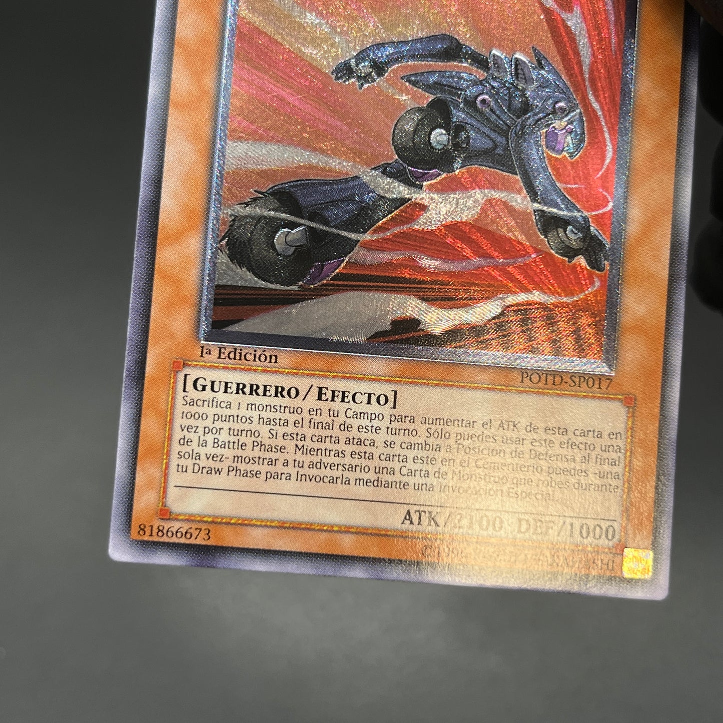 遊戯王　Ｄ－ＨＥＲＯ ダッシュガイ/レリーフ/スペイン/1st/EU版