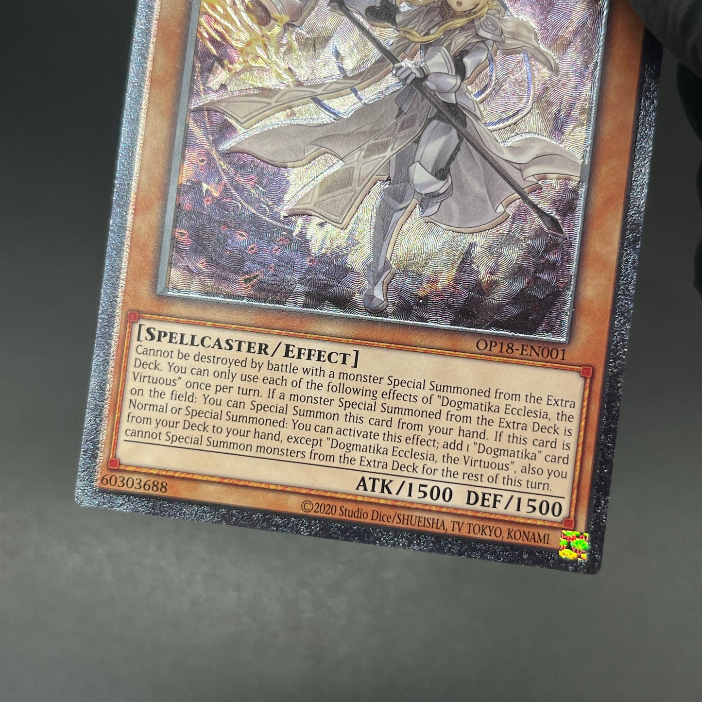 遊戯王　教導の聖女エクレシア/レリーフ/英語/EU版