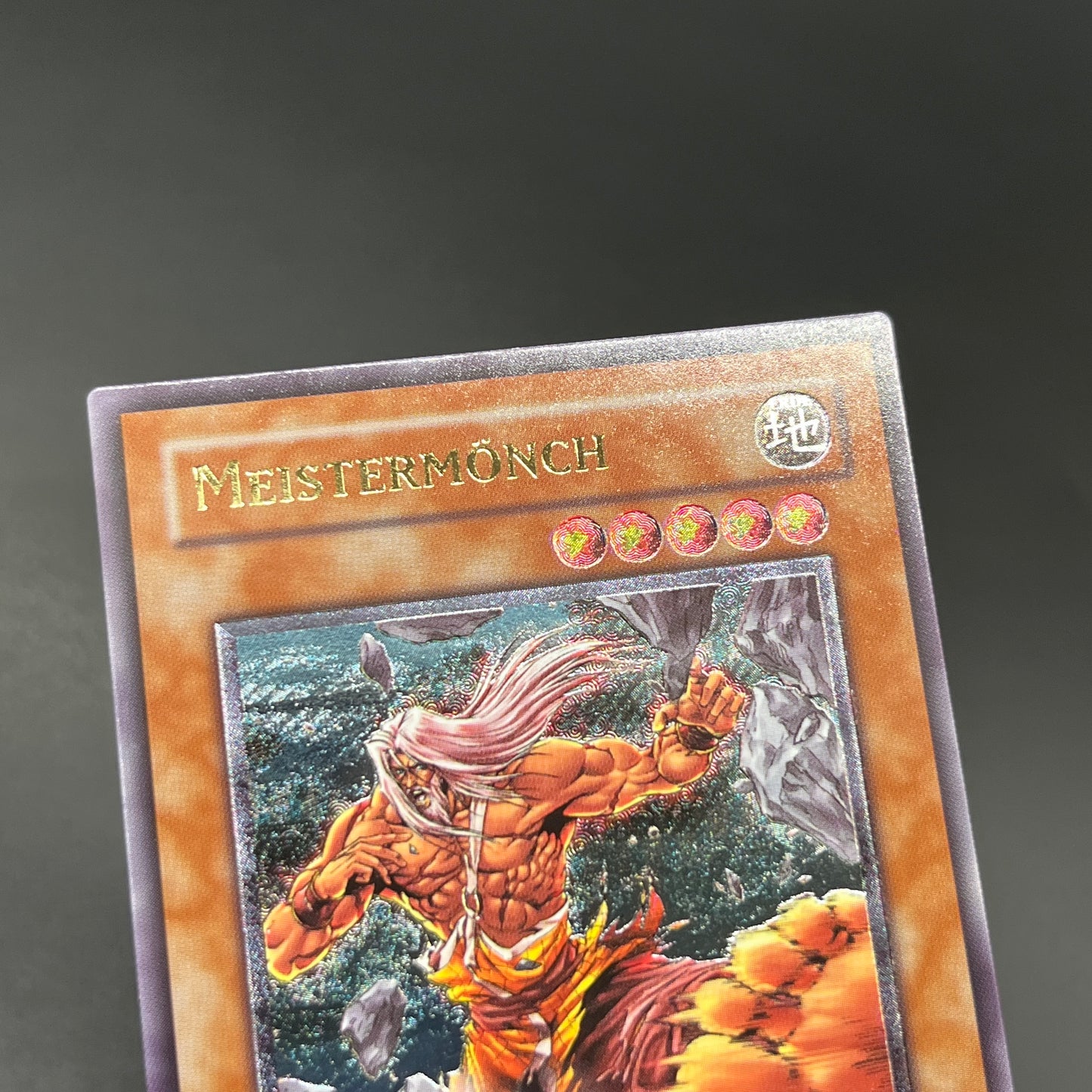 遊戯王　マスターモンク/レリーフ/ドイツ語/1st/EU版