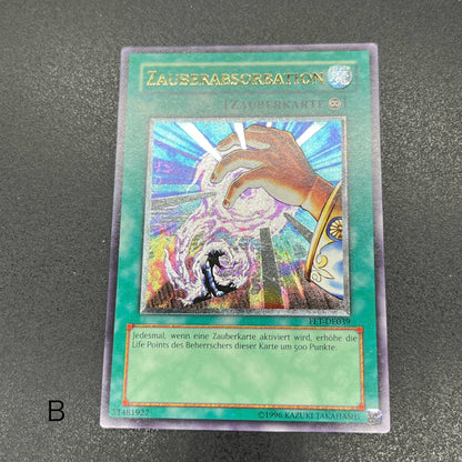 遊戯王　魔法吸収/レリーフ/ドイツ語/EU版