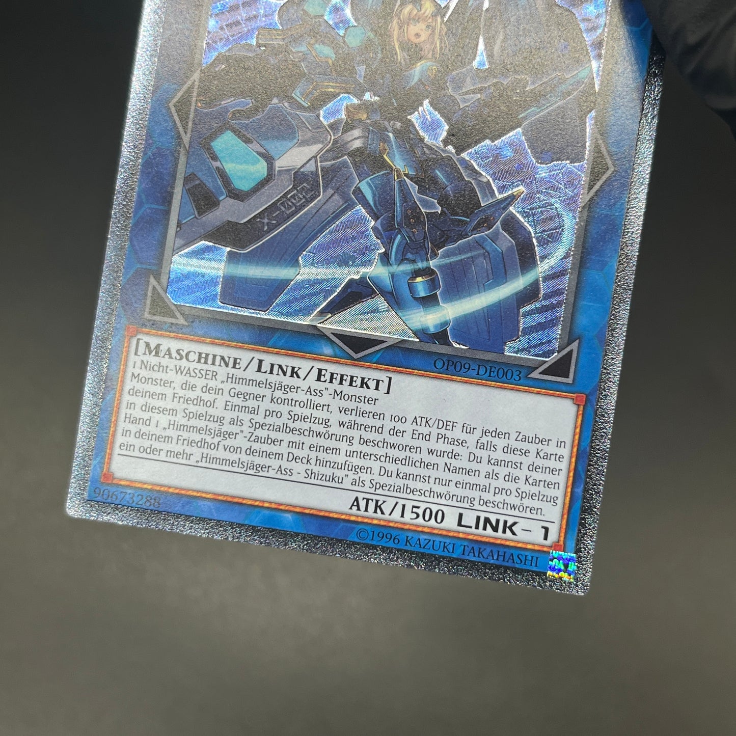 遊戯王　閃刀姫−シズク/レリーフ/ドイツ/EU版