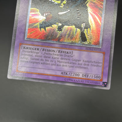 遊戯王　闇魔界の竜騎士 ダークソード/レリーフ/ドイツ語/EU