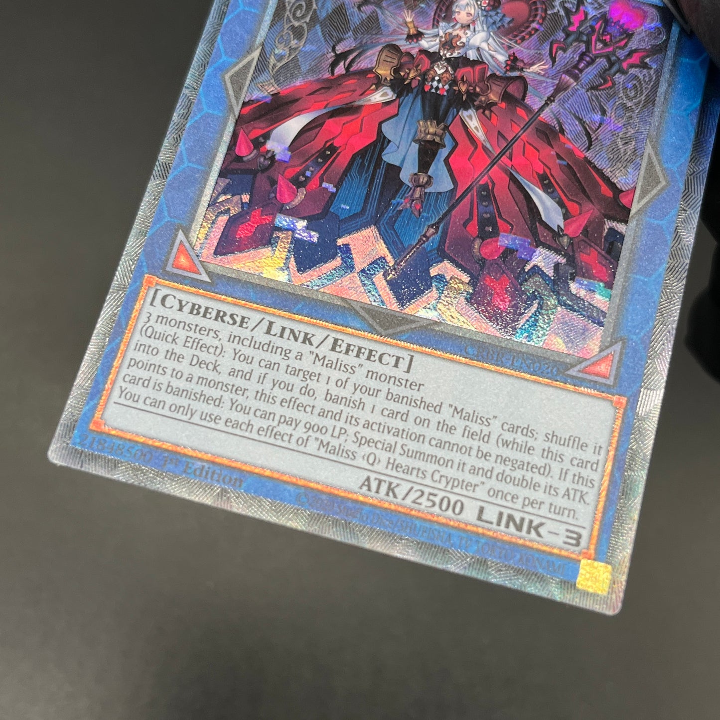 遊戯王　Ｍ∀ＬＩＣＥ＜Ｑ＞ＨＥＡＲＴＳ ＯＦ ＣＲＹＰＴＥＲ/コレクターズ/英語/1st/EU