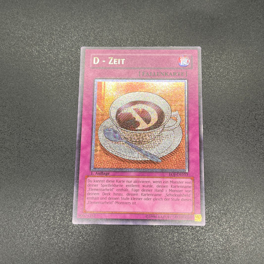 遊戯王　Ｄ－タイム/レリーフ/ドイツ/1st/EU版