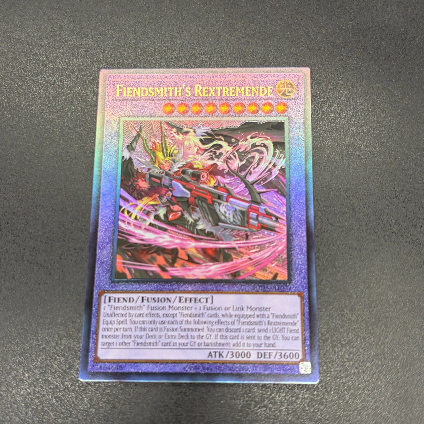 遊戯王　刻まれし魔レクストレメンデ/レリーフ/英語/泰亜版