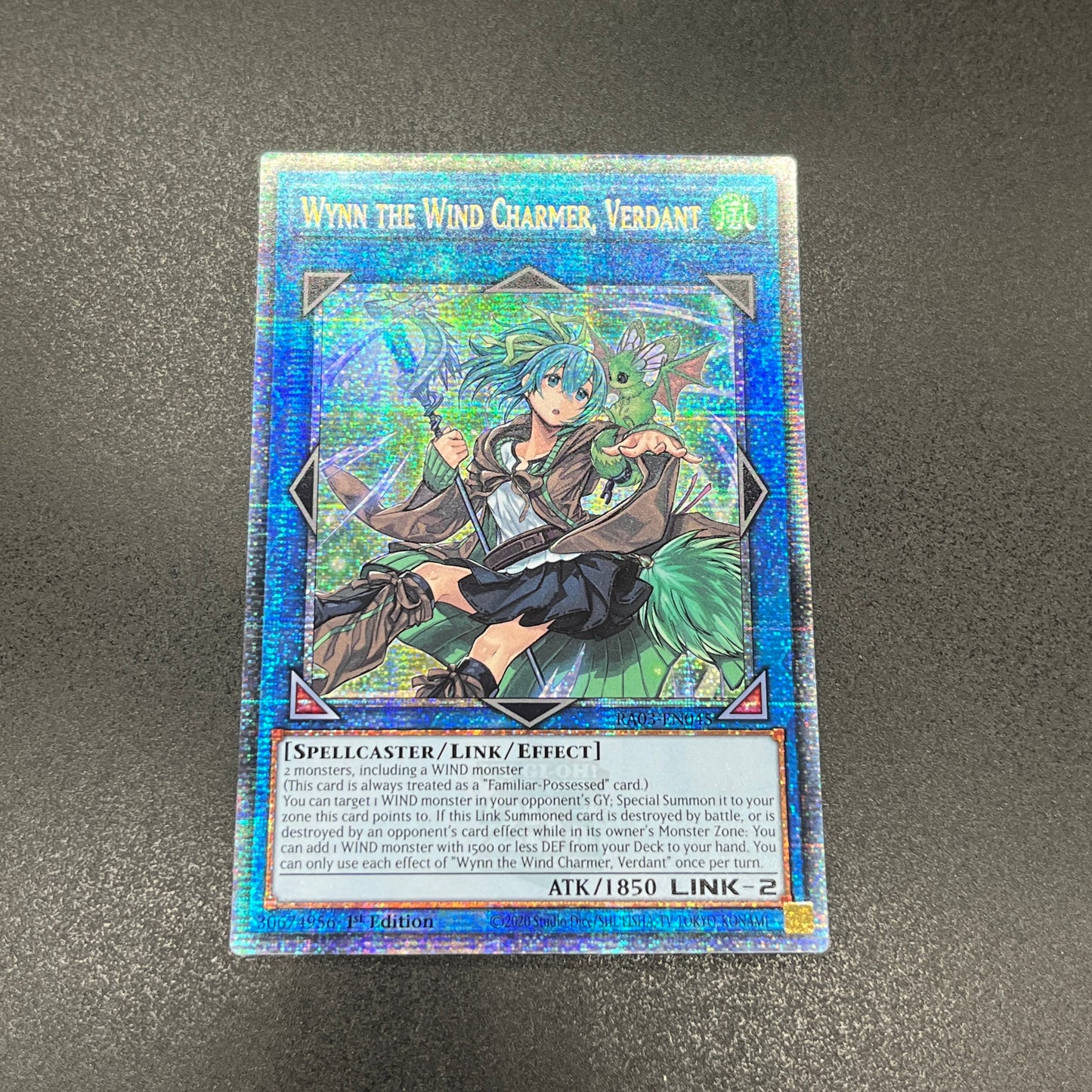 遊戯王　蒼翠の風霊使いウィン/クオシク/英語/1st/EU