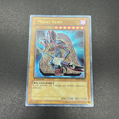 遊戯王　ブラック・マジシャン/レリーフ/イタリア語/1st/EU版