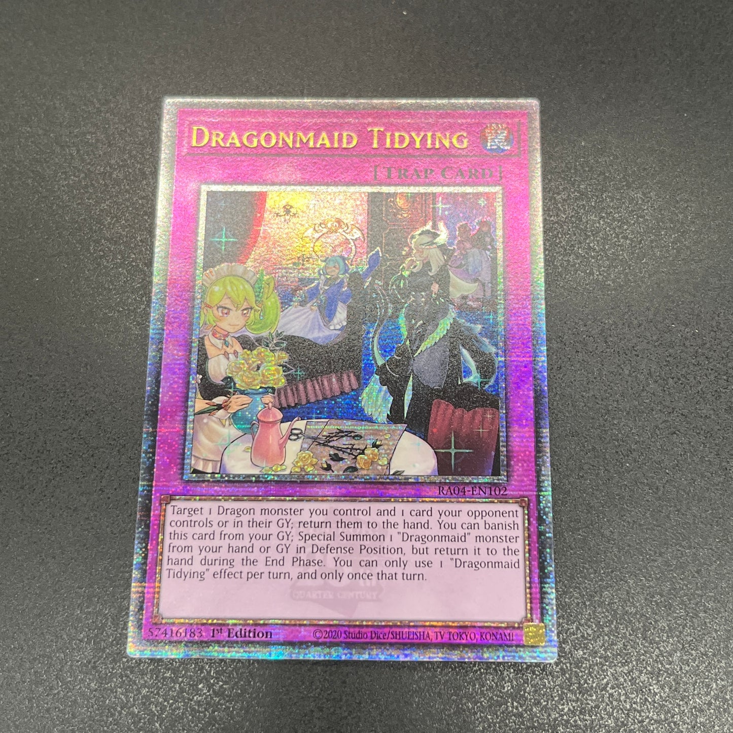 遊戯王　ドラゴンメイドのお片付け/クオシク/英語/1st/EU版