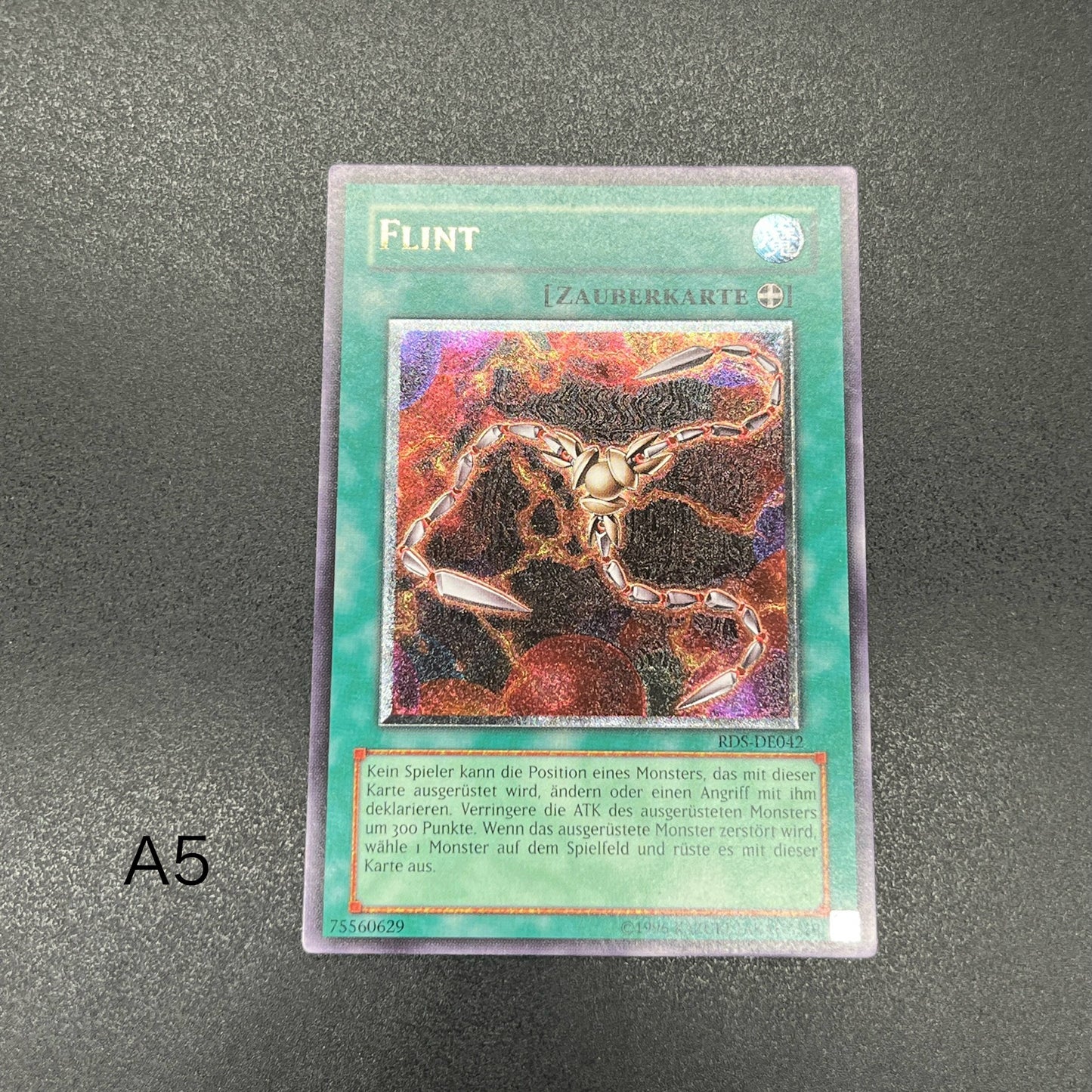 遊戯王　フリント/レリーフ/ドイツ語/EU版