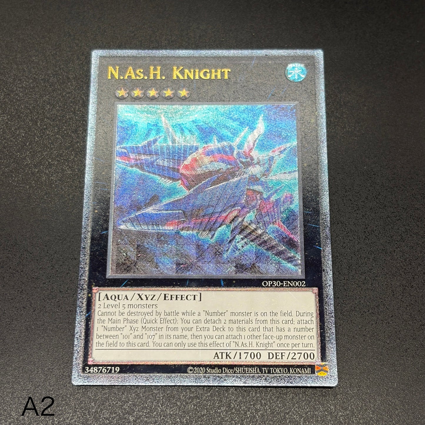 遊戯王　Ｎ・Ａｓ・Ｈ Ｋｎｉｇｈｔ/レリーフ/英語/EU版