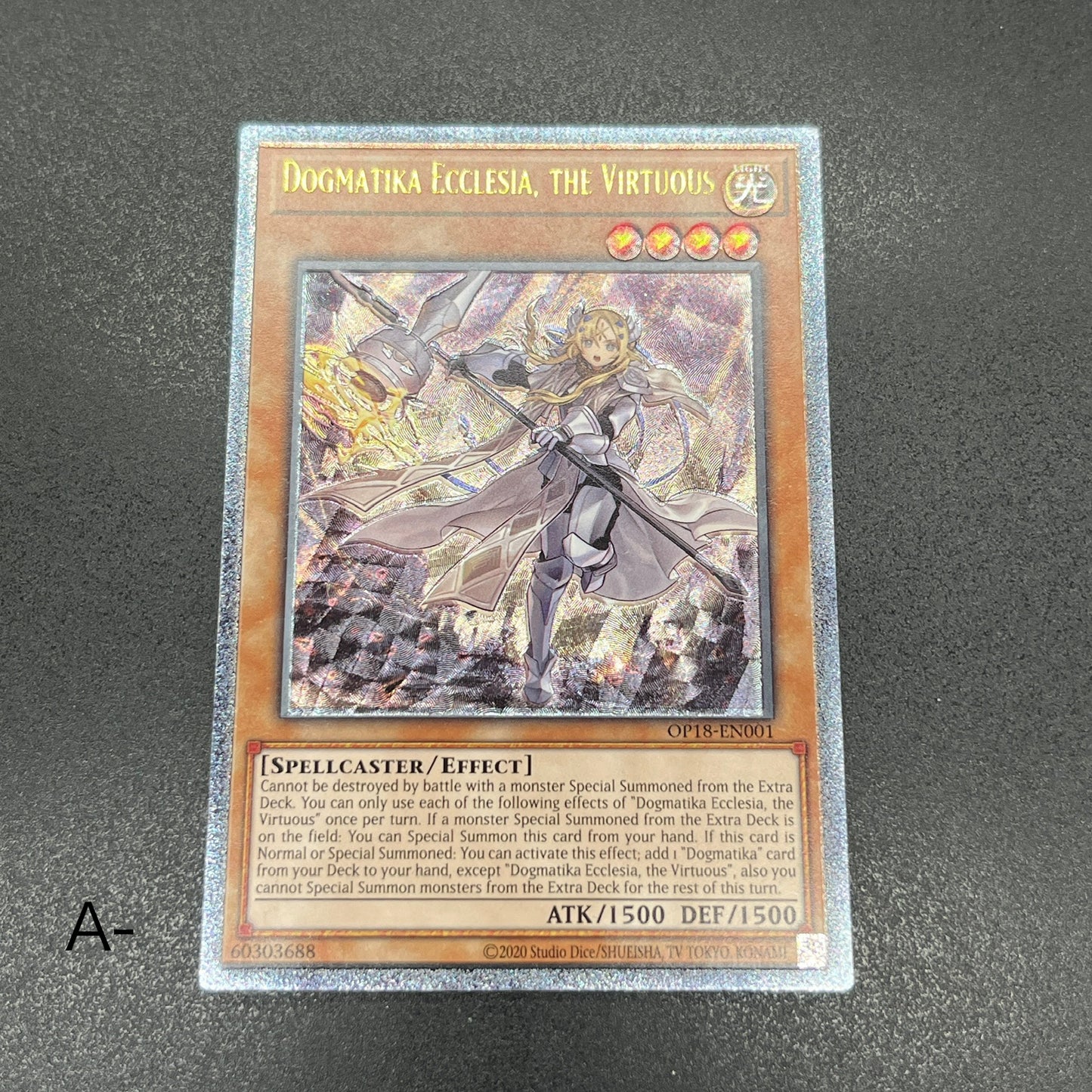 遊戯王　教導の聖女エクレシア/レリーフ/英語/EU版