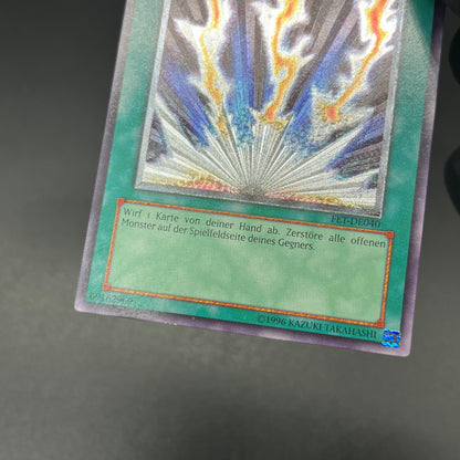 遊戯王　ライトニング・ボルテックス/レリーフ/ドイツ語/EU