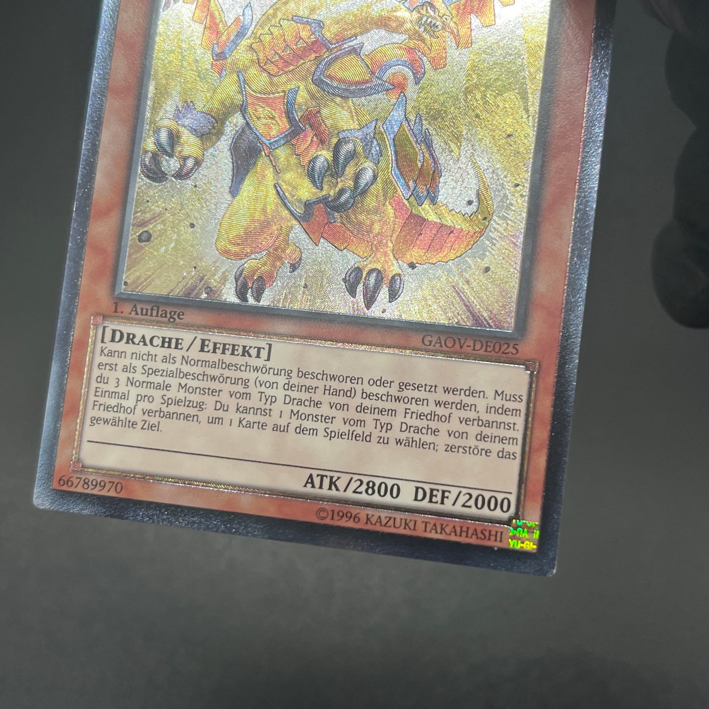 遊戯王　聖刻龍－セテクドラゴン/レリーフ/ドイツ/1st/EU