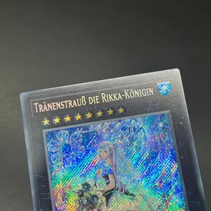 遊戯王　六花聖ティアドロップ/シークレット/ドイツ語/1st/EU版