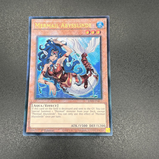 遊戯王　水精鱗－アビスリンデ/レリーフ/英語/1st/EU