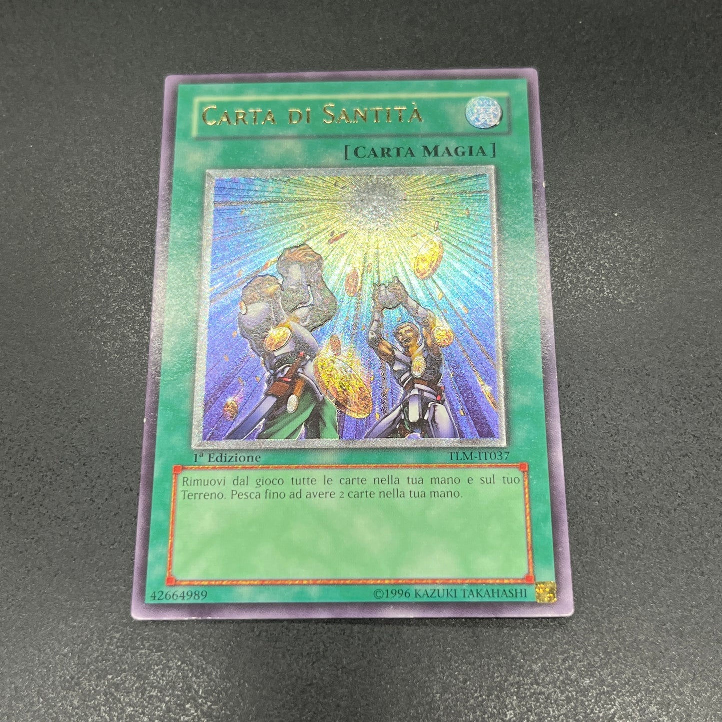 遊戯王　天よりの宝札/レリーフ/ドイツ語/1st/EU版