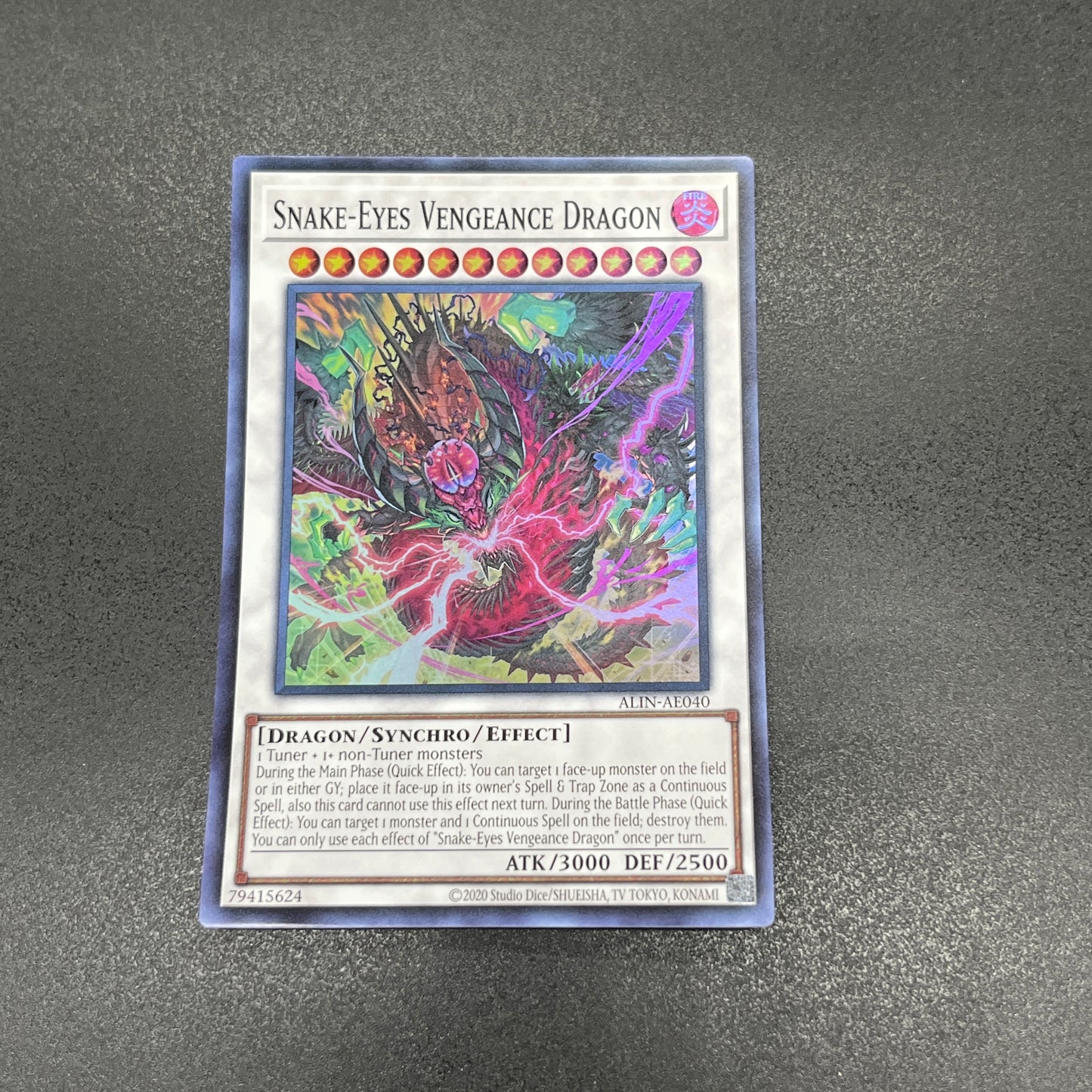 遊戯王　蛇眼の断罪龍/スーパー/英語/泰亜版