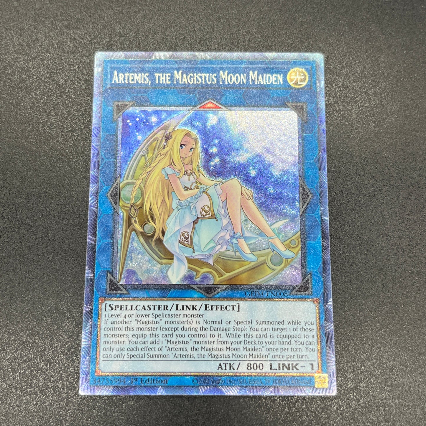 遊戯王　聖魔の乙女アルテミス/コレクターズレア/英語/1st/北米版