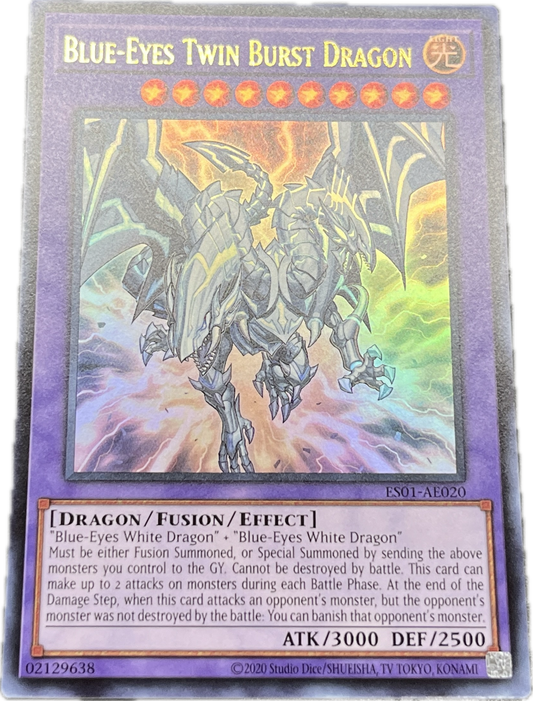 遊戯王　青眼の双爆裂龍/ウルトラ/英語/泰亜版