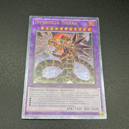 遊戯王　インフェルノイド・ティエラ/レリーフ/イタリア/1st/EU版