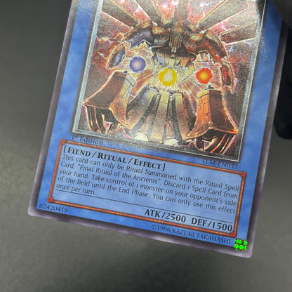 遊戯王　大邪神レシェフ/レリーフ/英語/1st/EU版