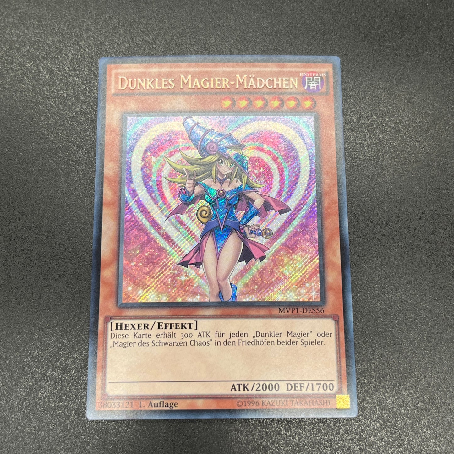 遊戯王　ブラック・マジシャン・ガール/シークレット/ドイツ/1st/EU