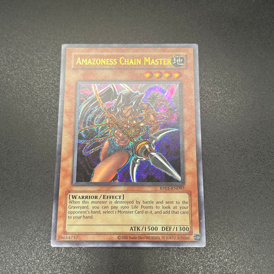 遊戯王　アマゾネスの鎖使い/シークレット/英語/北米版