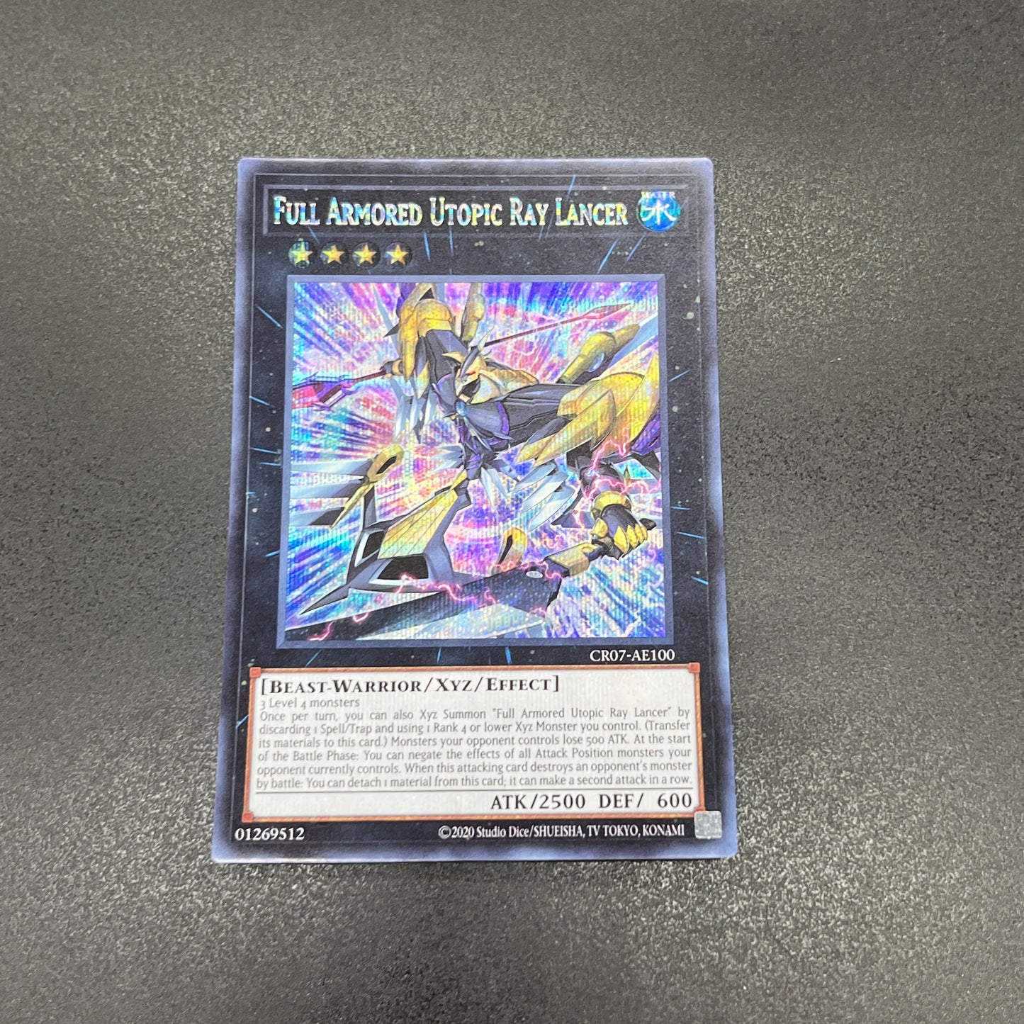 遊戯王　ＦＡ－ホープ・レイ・ランサー/シークレット/英語/泰亜版