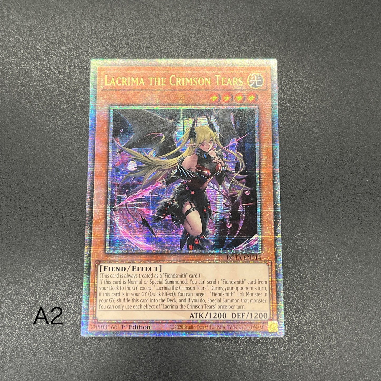 遊戯王　紅涙の魔ラクリモーサ/クオシク/英語/1st/EU版