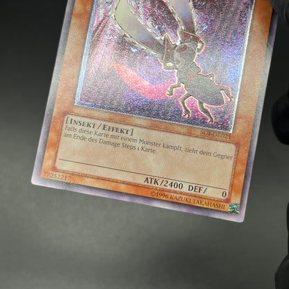 遊戯王　電動刃虫/レリーフ/ドイツ/EU版