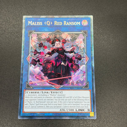 遊戯王　Ｍ∀ＬＩＣＥ＜Ｑ＞ＲＥＤ ＲＡＮＳＯＭ/コレクターズ/英語/1st/EU版