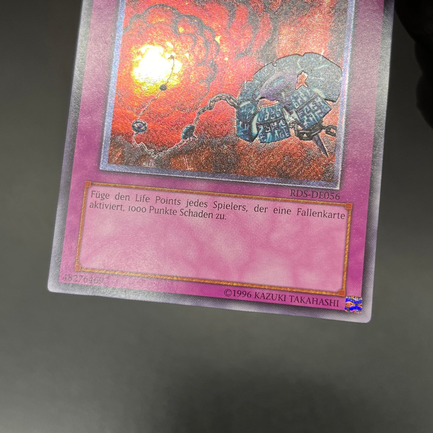 遊戯王　連鎖炸薬/レリーフ/ドイツ/EU版