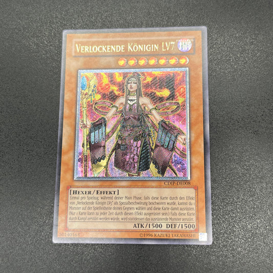 遊戯王　魅惑の女王ＬＶ７/レリーフ/ドイツ語/EU版