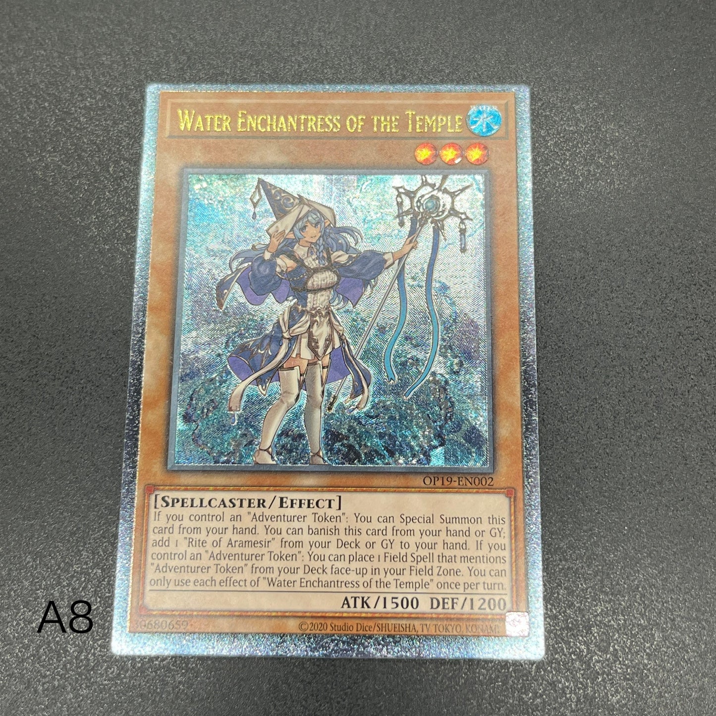 遊戯王　聖殿の水遣い/レリーフ/英語/EU版