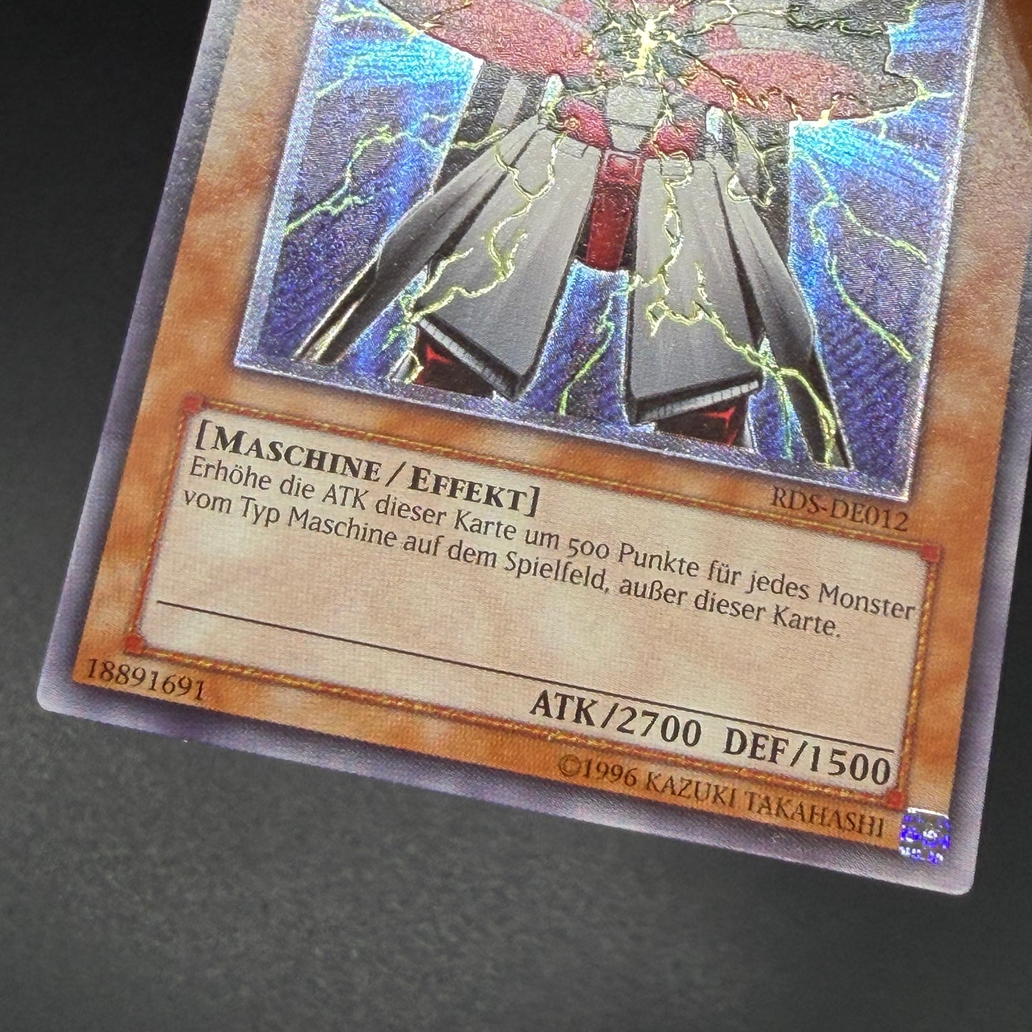 遊戯王　パーフェクト機械王/レリーフ/ドイツ/EU