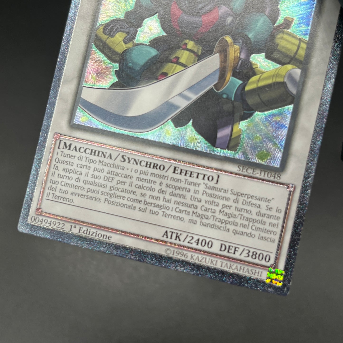 遊戯王　超重荒神スサノ－Ｏ/レリーフ/イタリア/1st/EU版