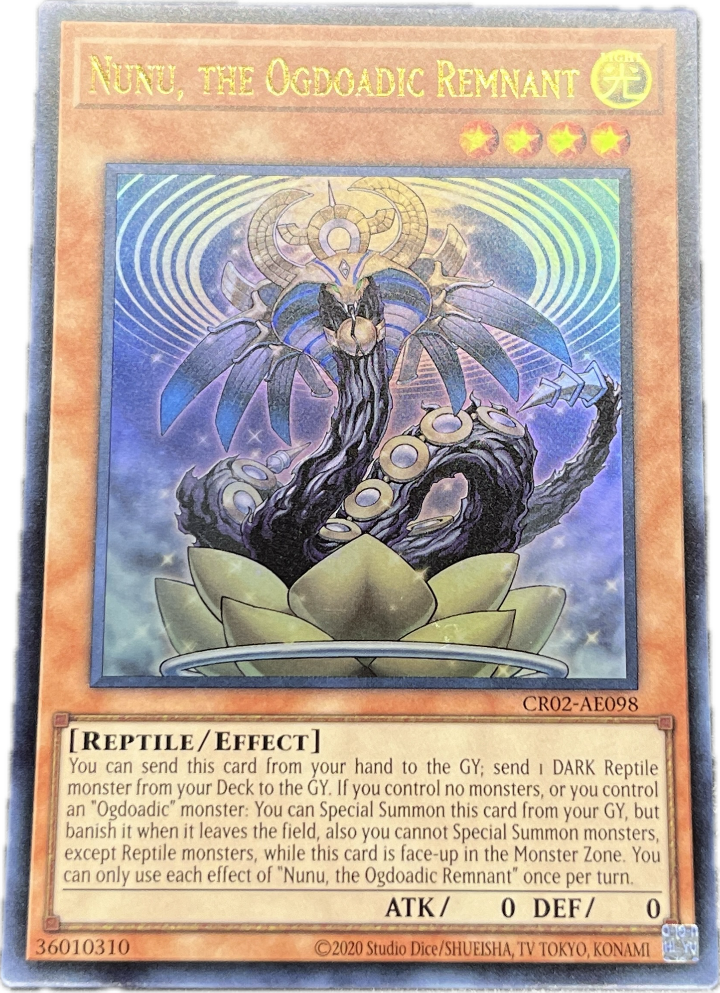 遊戯王　溟界の滓－ヌル/ウルトラ/英語/泰亜版