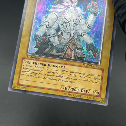 遊戯王　ジェネティック・ワーウルフ/レリーフ/ドイツ語/1st/EU版