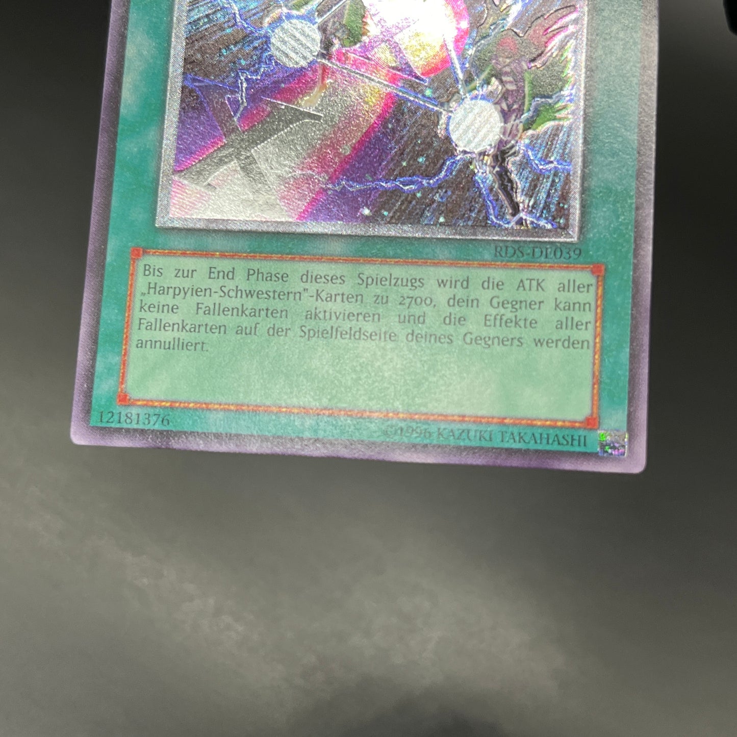 遊戯王　トライアングル・Ｘ・スパーク/レリーフ/ドイツ語/EU版