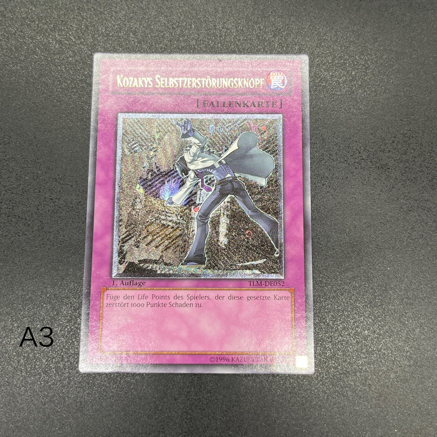 遊戯王　コザッキーの自爆装置/レリーフ/ドイツ語/1st/EU版